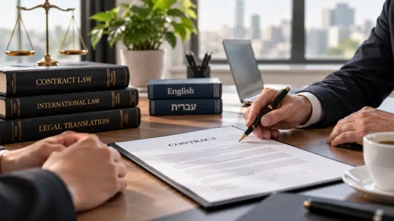 תרגום חוזה מאנגלית לעברית: מה חשוב לבדוק לפני שמגישים את המסמך? תרגום חזוה מאנגלית לעברית